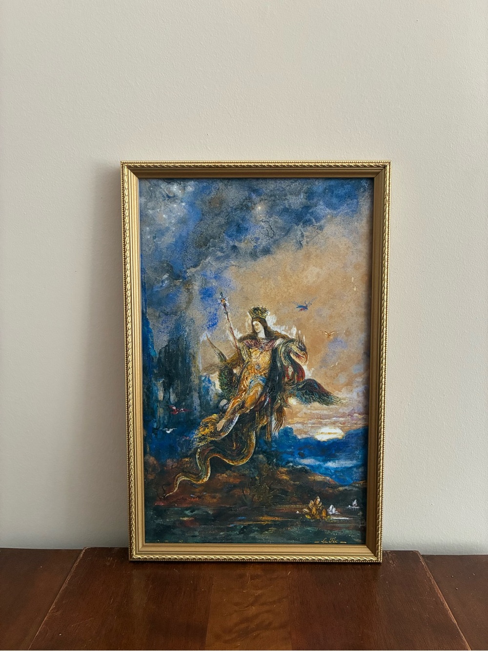 Fairy La Fee Ornate Framed Print 11x15 Gustave Moreau Fantasy Fairytale Wall Art
